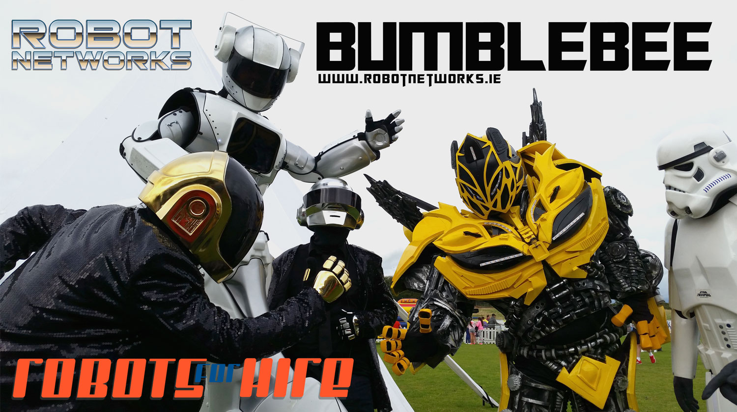 Robot-networks_BumbleBee_hire_dublin_events