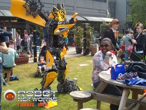 Transformer Bumblebee for Kids Entertainment and Festivals with www.robotnetworks.ie